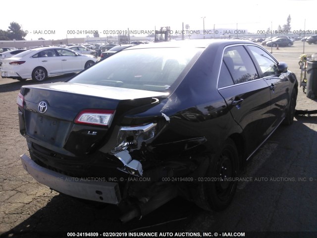 4T1BF1FK9CU054587 - 2012 TOYOTA CAMRY SE/LE/XLE 黑色 照片 4