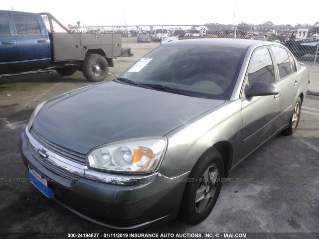 1G1ZT52835F315998 - 2005 CHEVROLET MALIBU LS ნაცრისფერი ფოტო 2