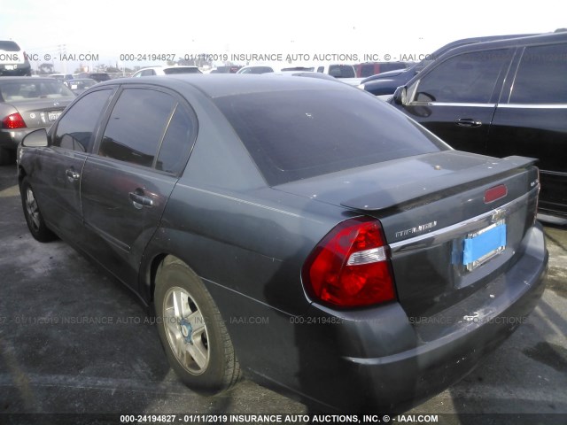 1G1ZT52835F315998 - 2005 CHEVROLET MALIBU LS ნაცრისფერი ფოტო 3