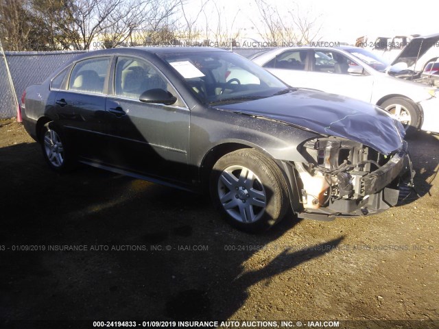 2G1WB5E36E1122161 - 2014 CHEVROLET IMPALA LIMITED LT GRAY photo 1