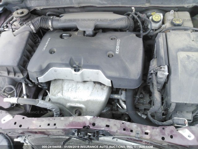 1G11C5SL8FF217424 - 2015 CHEVROLET MALIBU 1LT MAROON photo 10