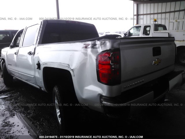 3GCUKREC1JG554972 - 2018 CHEVROLET SILVERADO K1500 LT SILVER photo 3