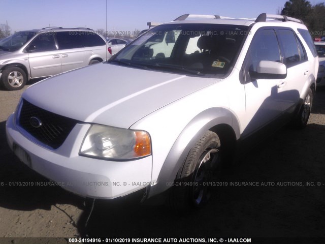 1FMZK05105GA71079 - 2005 FORD FREESTYLE SEL WHITE photo 2