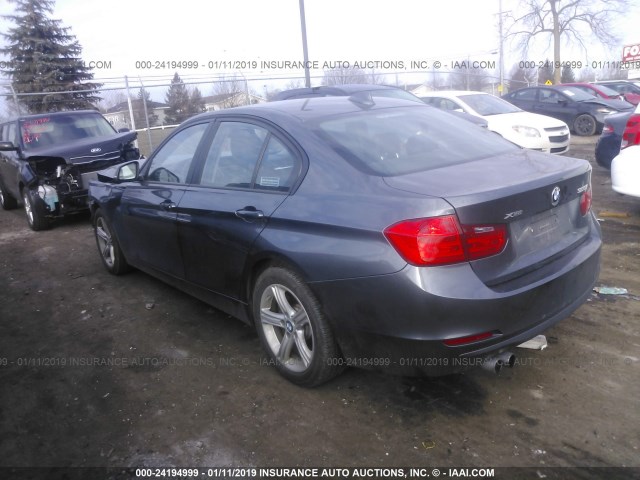 WBA3B3G53ENR81796 - 2014 BMW 328 XI GRAY photo 3