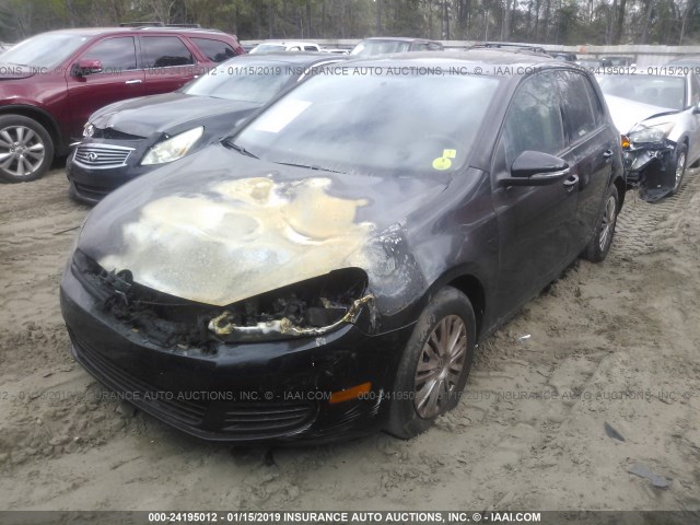 WVWDA7AJ4BW142544 - 2011 VOLKSWAGEN GOLF 黑色 照片 2