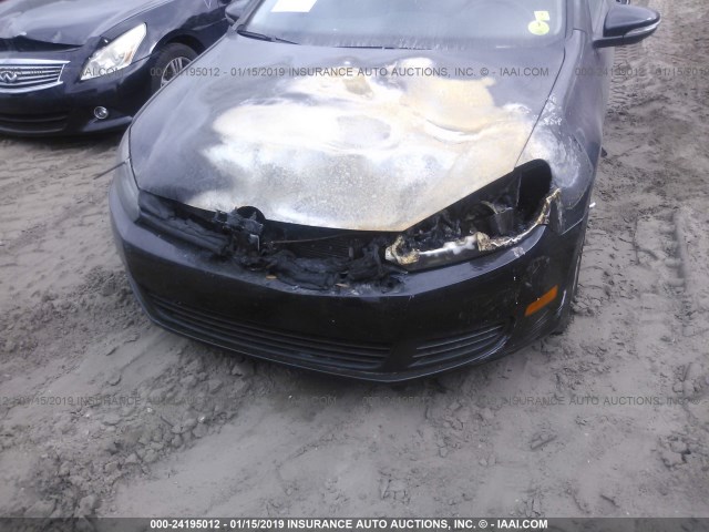 WVWDA7AJ4BW142544 - 2011 VOLKSWAGEN GOLF 黑色 照片 6