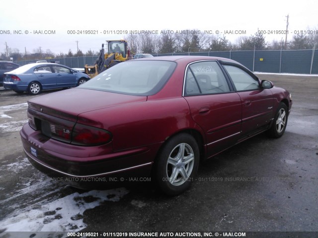 2G4WB52K5W1509963 - 1998 BUICK REGAL LS RED photo 4