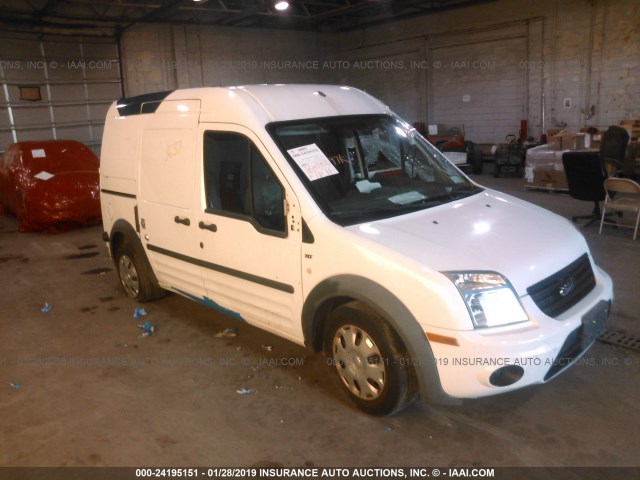 NM0LS7BNXDT147503 - 2013 FORD TRANSIT CONNECT XLT WHITE photo 1