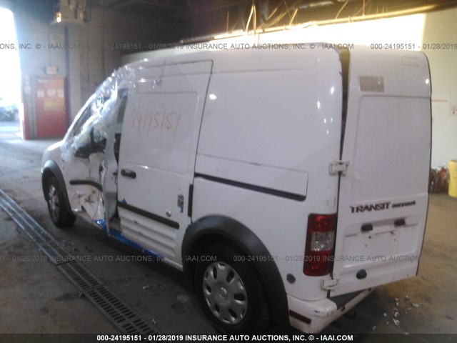 NM0LS7BNXDT147503 - 2013 FORD TRANSIT CONNECT XLT WHITE photo 3