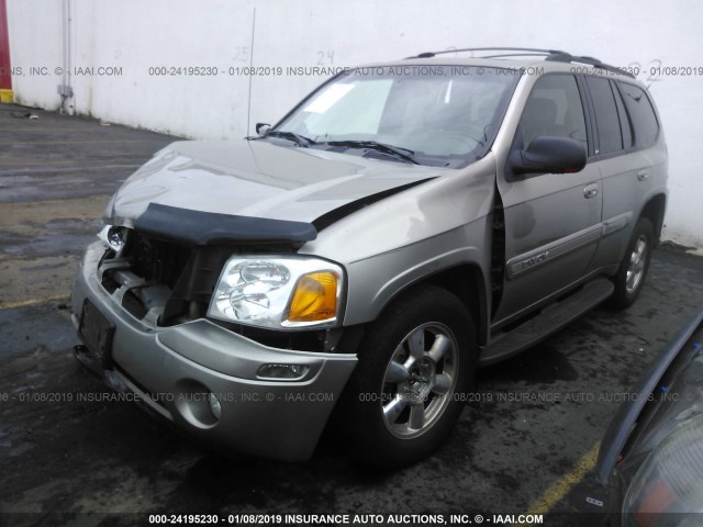 1GKDT13S432272754 - 2003 GMC ENVOY Champagne photo 2