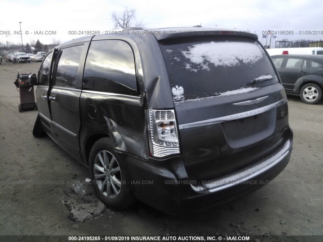 2C4RC1CG9ER470490 - 2014 CHRYSLER TOWN & COUNTRY TOURING L GRAY photo 3