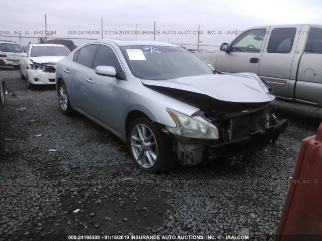 1N4AA5AP8BC834339 - 2011 NISSAN MAXIMA S/SV SILVER photo 1