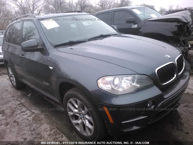 5UXZV4C57CL991383 - 2012 BMW X5 XDRIVE35I GRAY photo 1