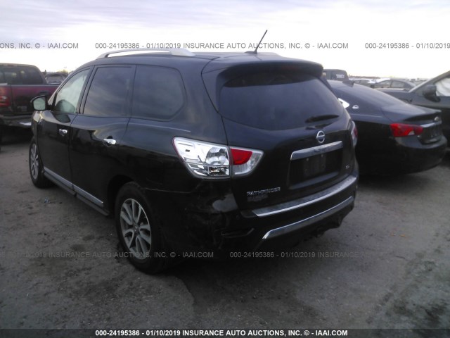 5N1AR2MN2FC712797 - 2015 NISSAN PATHFINDER S/SV/SL/PLATINUM BLACK photo 3