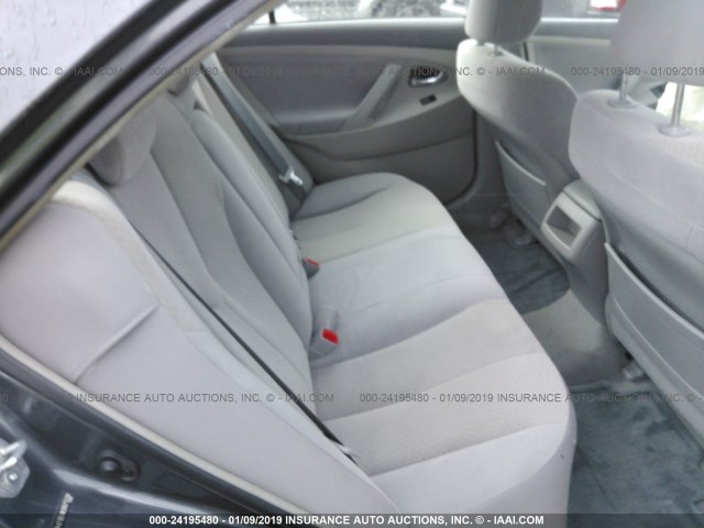 4T1BE46KX8U755294 - 2008 TOYOTA CAMRY CE/LE/XLE/SE GRAY photo 8