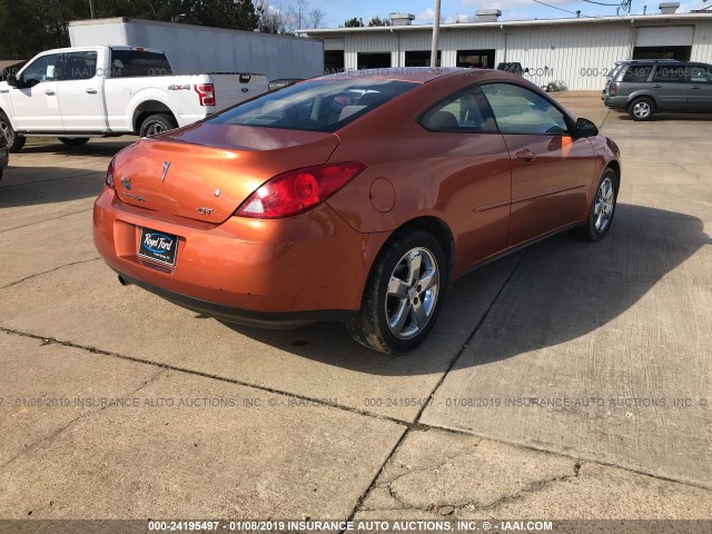 1G2ZH158264158978 - 2006 PONTIAC G6 GT ORANGE photo 4