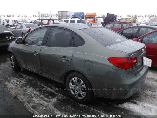 KMHDU46D69U711176 - 2009 HYUNDAI ELANTRA GLS/SE GREEN photo 3