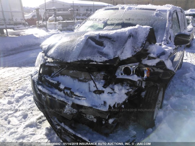 2C4RDGCGXGR181122 - 2016 DODGE GRAND CARAVAN SXT BLACK photo 6