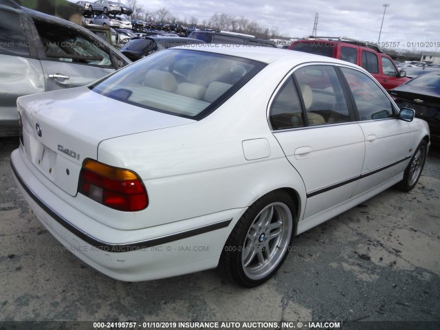 WBADE6324VBW52499 - 1997 BMW 540 I AUTOMATIC WHITE photo 4