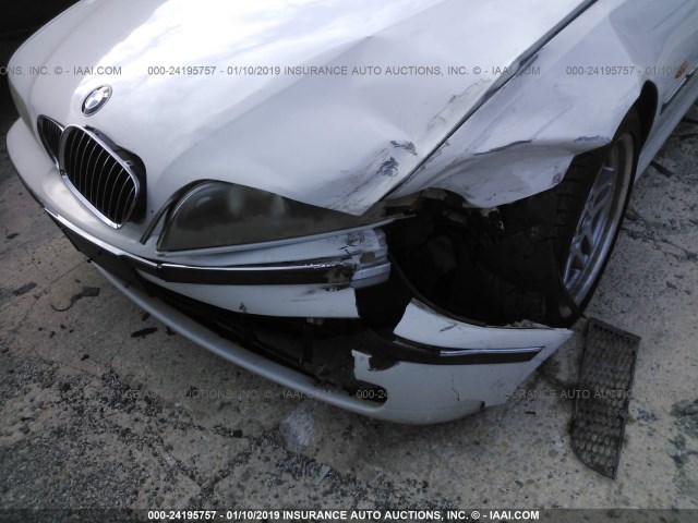 WBADE6324VBW52499 - 1997 BMW 540 I AUTOMATIC Blanc photo 6