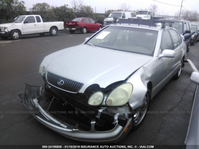 JT8BD69SX40197011 - 2004 LEXUS GS 300 SILVER photo 2