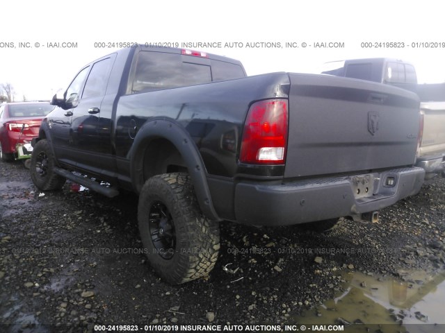 3D7UT2HL0AG144993 - 2010 DODGE RAM 2500 BLACK photo 3