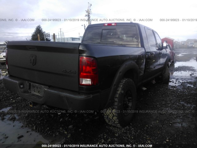 3D7UT2HL0AG144993 - 2010 DODGE RAM 2500 BLACK photo 4