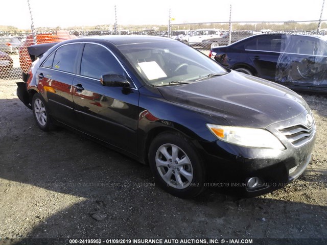 4T4BF3EK7BR216850 - 2011 TOYOTA CAMRY SE/LE/XLE BLACK photo 1