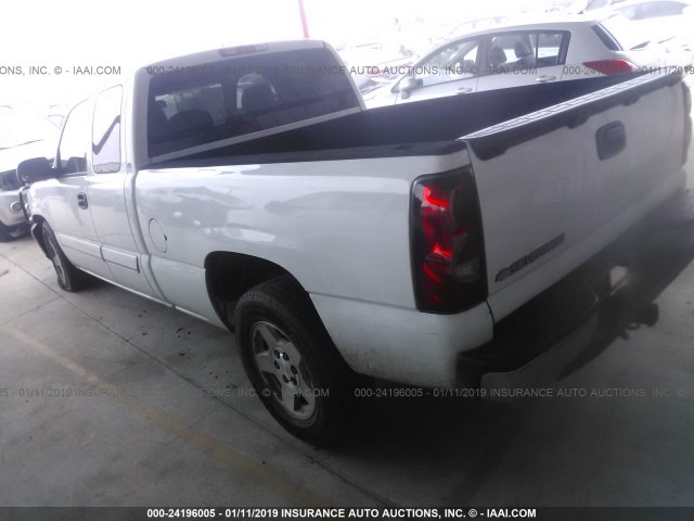 1GCEC19V66Z120939 - 2006 CHEVROLET SILVERADO C1500 WHITE photo 3