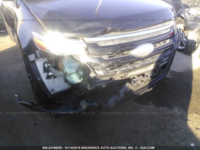 2FMDK3JC8DBC88730 - 2013 FORD EDGE SEL BLACK photo 6