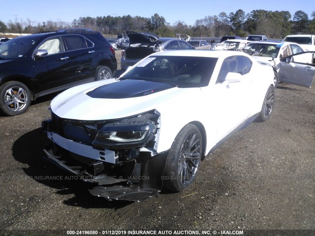 1G1FK1R60J0114950 - 2018 CHEVROLET CAMARO ZL1 白色 照片 2