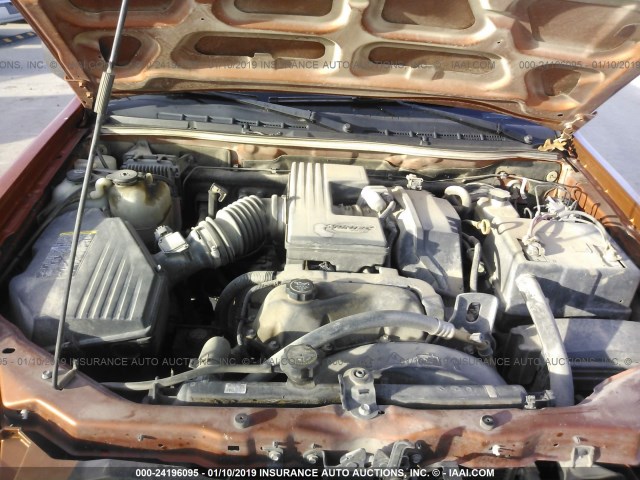 1GCCS136568316436 - 2006 CHEVROLET COLORADO ORANGE photo 10