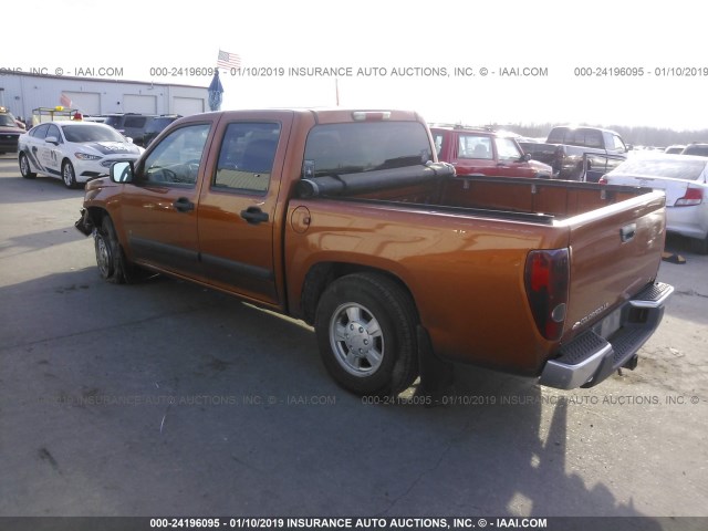 1GCCS136568316436 - 2006 CHEVROLET COLORADO ORANGE photo 3