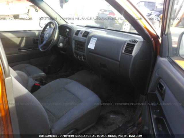 1GCCS136568316436 - 2006 CHEVROLET COLORADO ORANGE photo 5