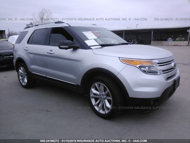 1FM5K7D83FGB10058 - 2015 FORD EXPLORER XLT SILVER photo 1