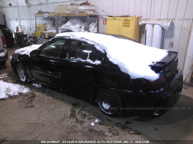 1G2NW52E94C126926 - 2004 PONTIAC GRAND AM GT BLACK photo 3