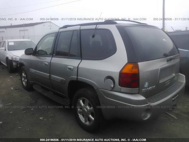 1GKDT13S122380621 - 2002 GMC ENVOY SILVER photo 3