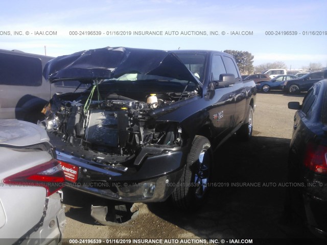 1C6RR6LT7KS529370 - 2019 RAM 1500 CLASSIC SLT Negro foto 2
