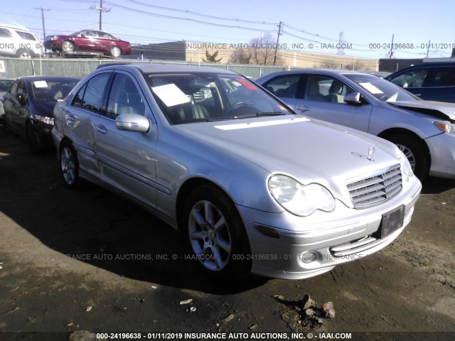 WDBRF92H47F922662 - 2007 MERCEDES-BENZ C 280 4MATIC SILVER photo 1