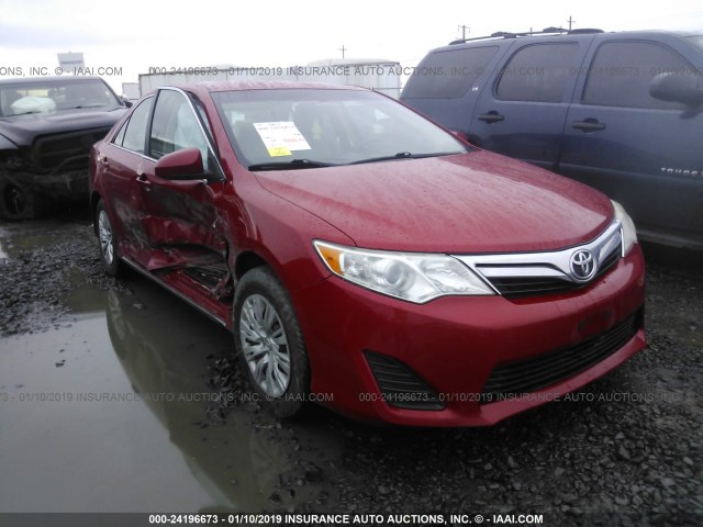 4T4BF1FK0CR191116 - 2012 TOYOTA CAMRY SE/LE/XLE 红色 照片 1
