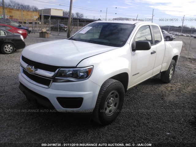 1GCHSBEA7G1254559 - 2016 CHEVROLET COLORADO WHITE photo 2