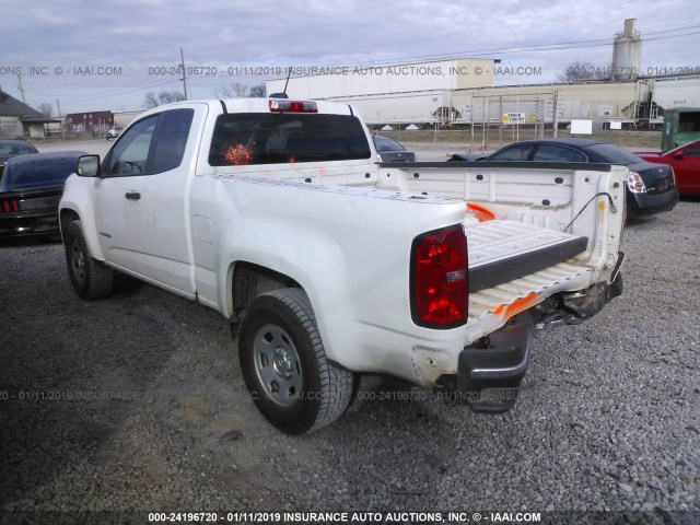 1GCHSBEA7G1254559 - 2016 CHEVROLET COLORADO WHITE photo 3