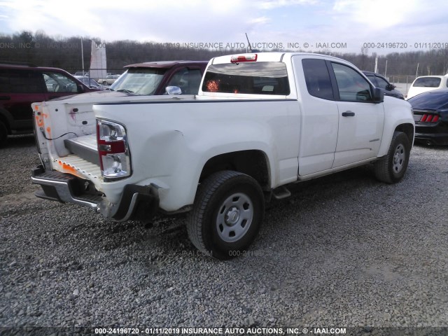 1GCHSBEA7G1254559 - 2016 CHEVROLET COLORADO WHITE photo 4