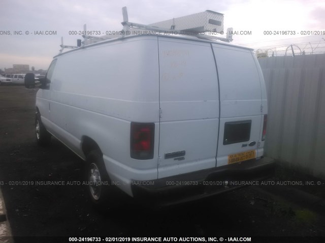 1FTSE3EL4DDA97958 - 2013 FORD ECONOLINE E350 SUPER DUTY VAN WHITE photo 3