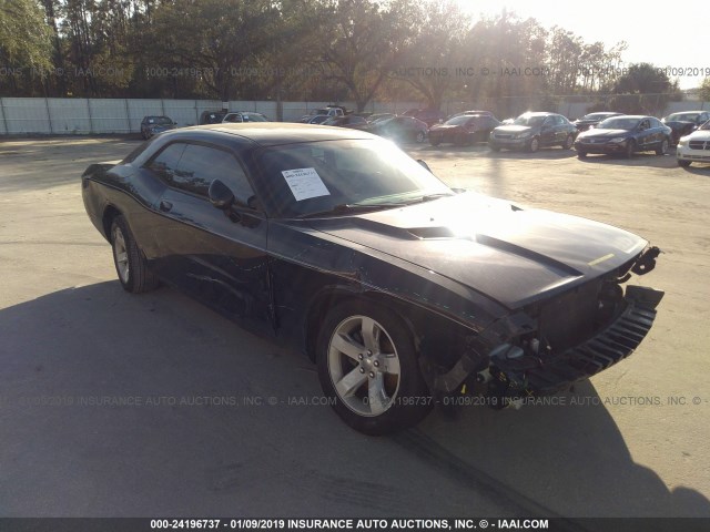 2C3CDYAG3EH254191 - 2014 DODGE CHALLENGER SXT BLACK photo 1