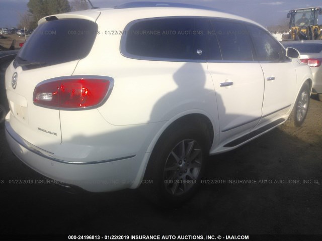 5GAKRCKDXDJ213524 - 2013 BUICK ENCLAVE WHITE photo 4