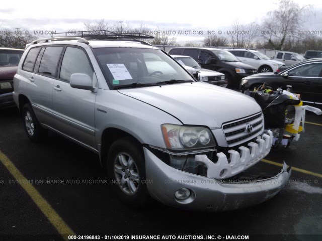 JTEHF21A830151821 - 2003 TOYOTA HIGHLANDER LIMITED SILVER photo 1