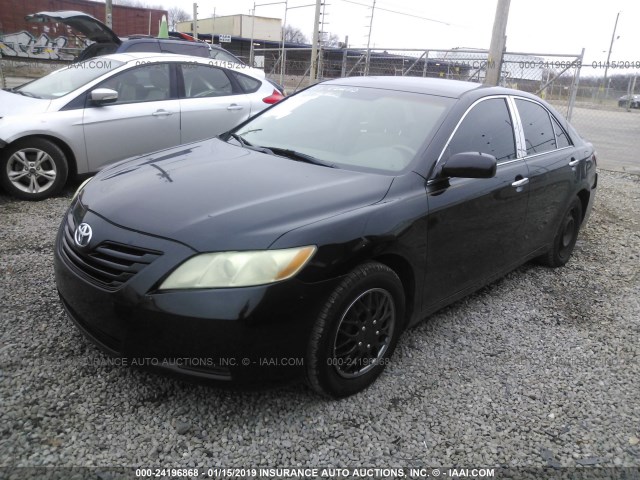 4T1BE46K47U037836 - 2007 TOYOTA CAMRY NEW GENERAT CE/LE/XLE/SE BLACK photo 2