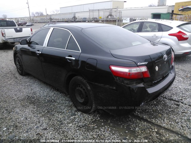 4T1BE46K47U037836 - 2007 TOYOTA CAMRY NEW GENERAT CE/LE/XLE/SE BLACK photo 3