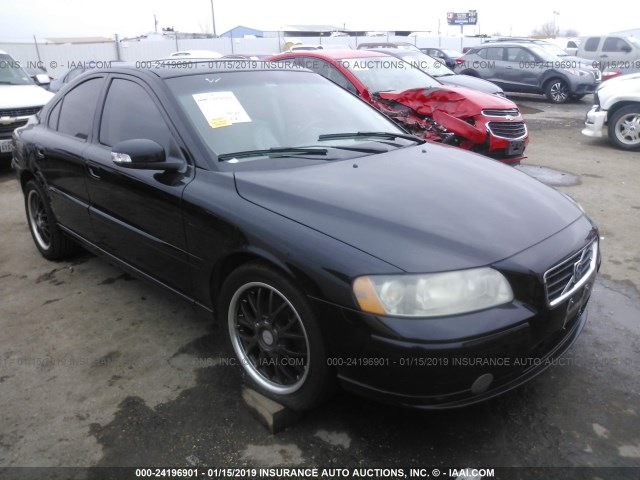 YV1RS592282674017 - 2008 VOLVO S60 2.5T BLACK photo 1